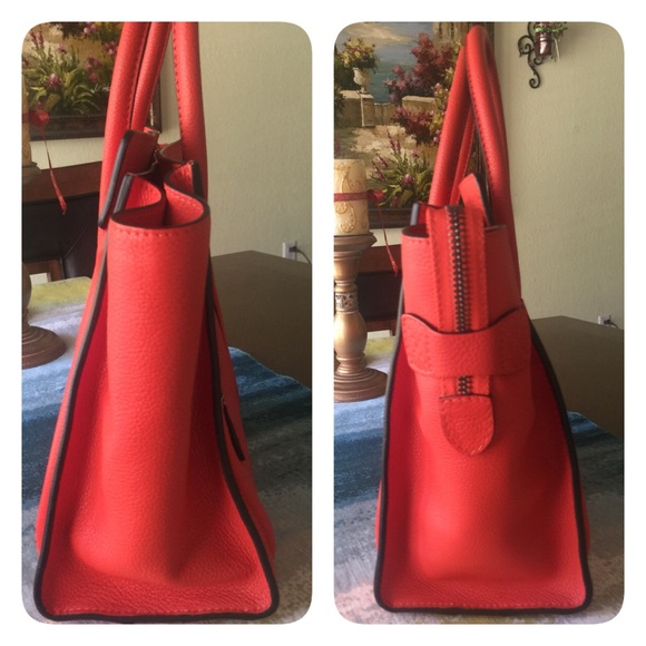 🎈SOLD🎈🎉HP/Céline Luggage Micro calfskin satchel - Picture 3 of 7